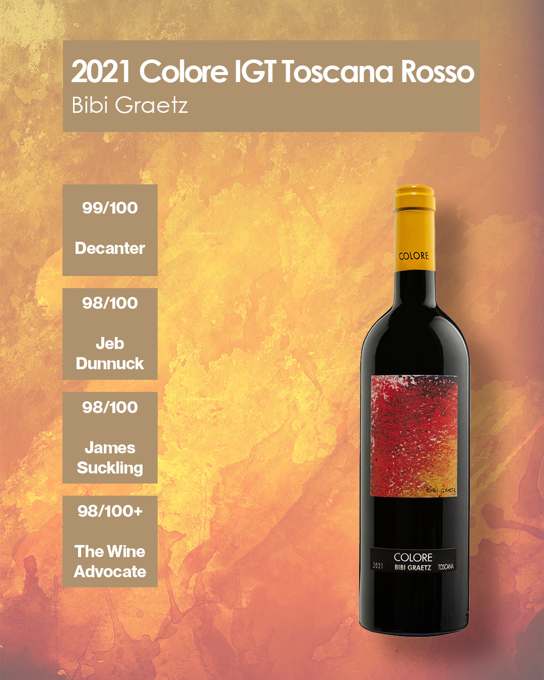 2021 Colore IGT Toscana Rosso 2021 Colore IGT Toscana Rosso