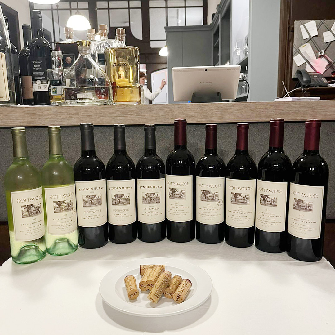 Wine & Dine Spottswoode Flaschen Alle Flaschen, die beim Wine & Dine mit Spottswoode verkostet wurden.