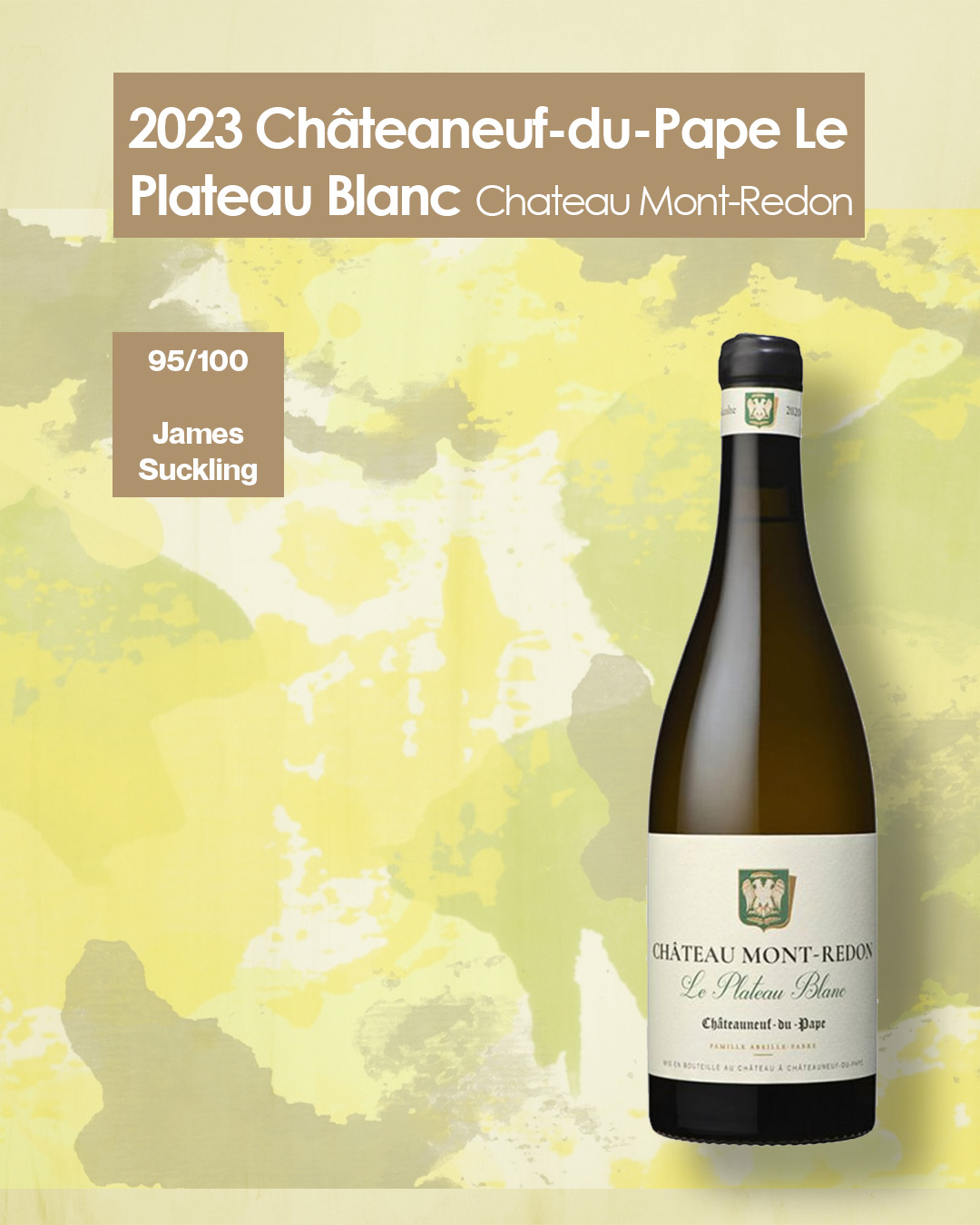 2023 Châteaneuf-du-Pape Le Plateau Blanc 2023 Châteaneuf-du-Pape Le Plateau Blanc